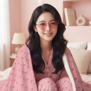 Glasses Sherpa Blanket