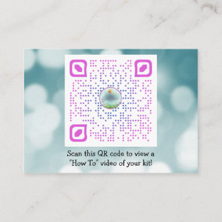 glassfairies diy garden business card