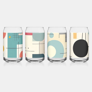 Glassware Nostalgic Soda Pop Drinking Tumbler Set Can Glass