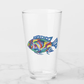 Glassware Tumbler Watercolor Fish