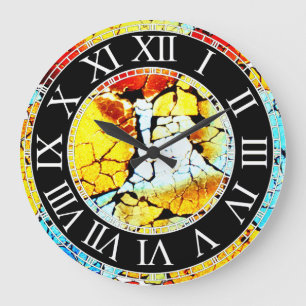 Glassworks Round Wall Clock