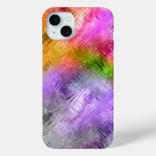 Glassy Ametrine Purple Texture iPhone 15 Mini Case