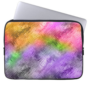 Glassy Ametrine Purple Texture Laptop Sleeve