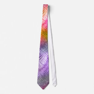 Glassy Ametrine Purple Texture Tie