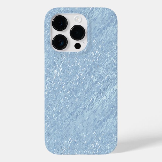 Glassy Blue Mobile Phone Case (Back)