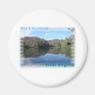 Glassy West Virginia Lake Magnet