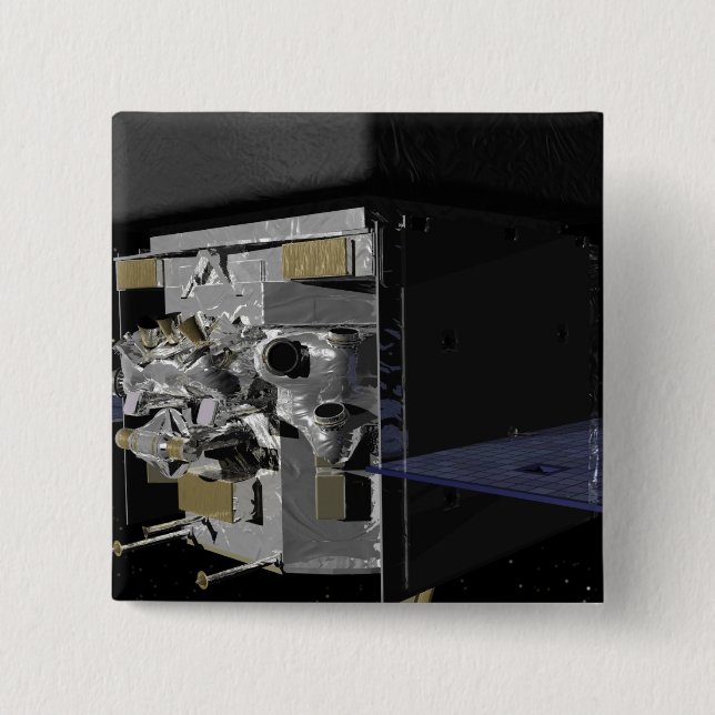 GLAST 15 CM SQUARE BADGE (Front)