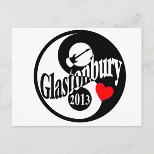 Glastonbury 2013 postcard