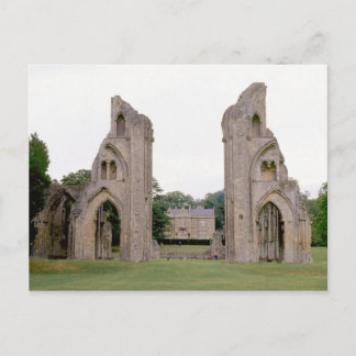 Glastonbury Abbey (1970s) Postcard