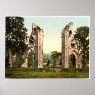 Glastonbury Abbey Poster