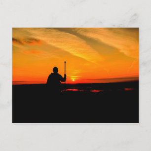 Glastonbury Sunrise Postcard