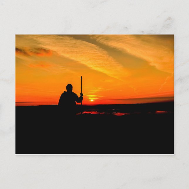 Glastonbury Sunrise Postcard (Front)