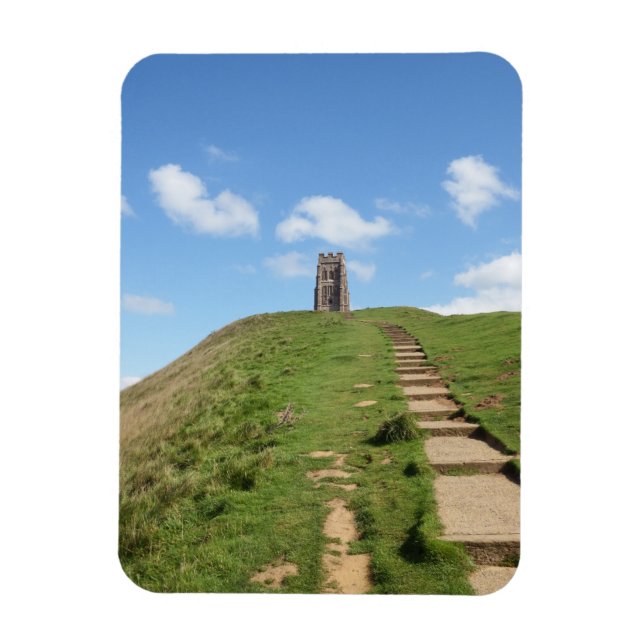 Glastonbury Tor Path Magnet (Vertical)