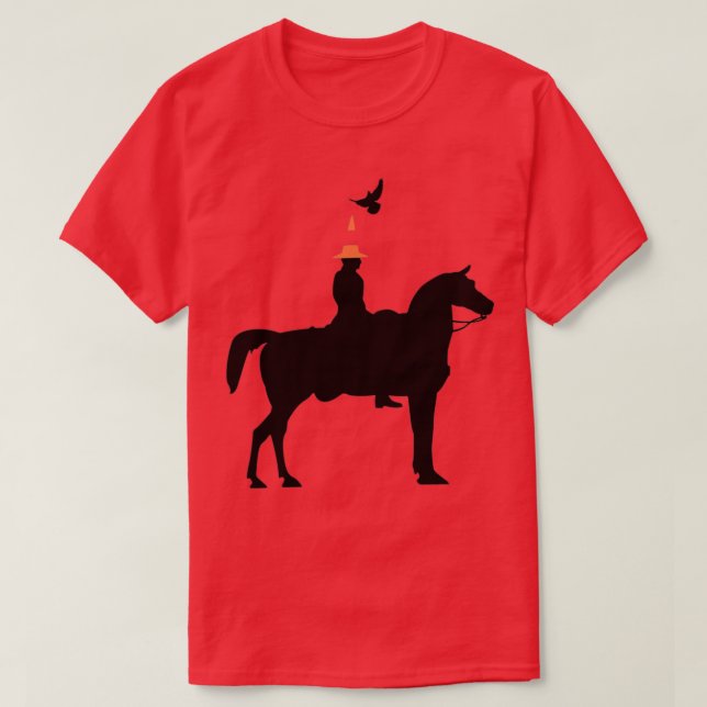 Glaswegian Duke of Wellington Statue T-Shirt (Design Front)