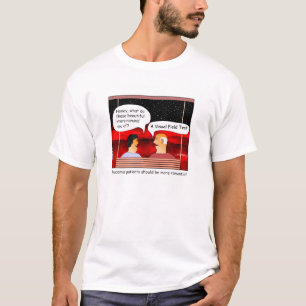 Glaucoma Visual Field Cartoon T-Shirt