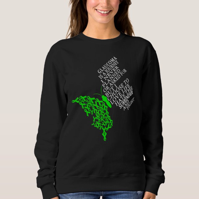 Glaucoma Warrior Im Fine Sweatshirt (Front)