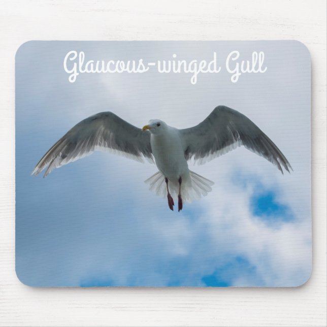 Glaucous-Winged Gull Mouse Pad (Front)