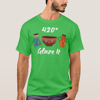 Glaze it Ceramics Pottery Clay T-Shirt