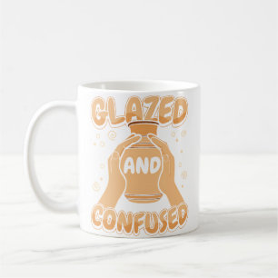 Glazed And Confused Pottery Pro Wheel Hobby Lover Coffee Mug