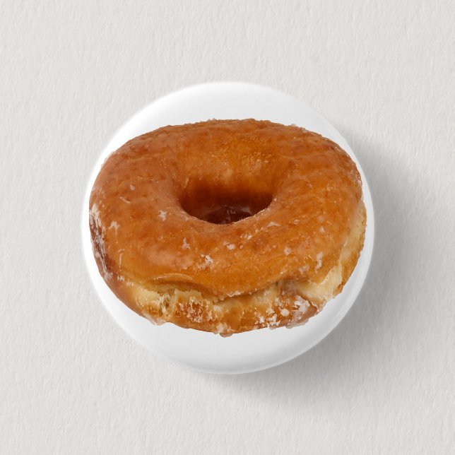 Glazed Doughnut 3 Cm Round Badge (Front)
