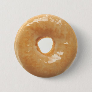 Glazed Doughnut 6 Cm Round Badge