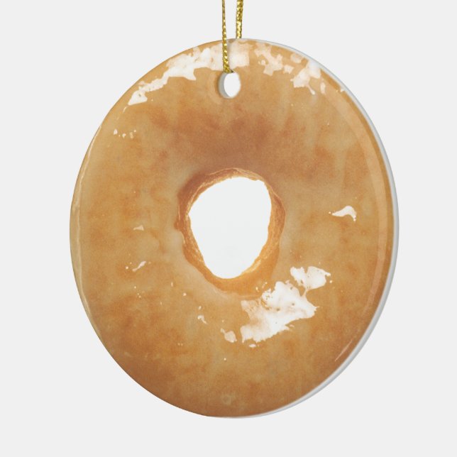 Glazed Doughnut Ceramic Tree Decoration (Left)