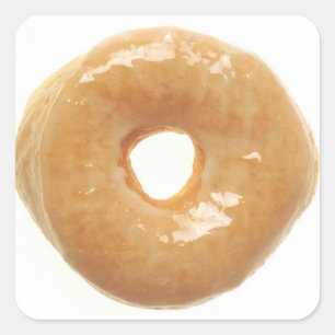 Glazed Doughnut Square Sticker