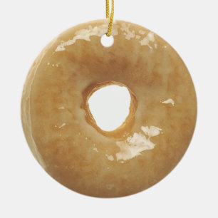 Glazed Doughnut Yummy Food Christmas Ornament
