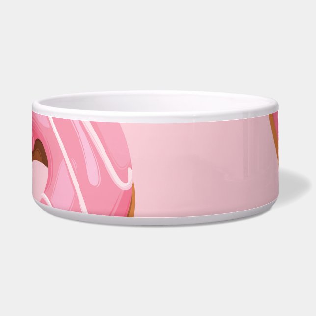 Glazed Doughnuts Seamless Background (Front)