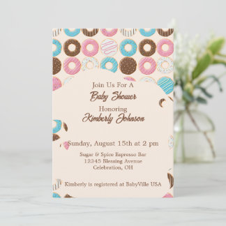 Glazed & Growing Baby Shower Invitation