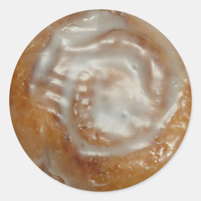 Glazed roll round glossy stickers (Front)