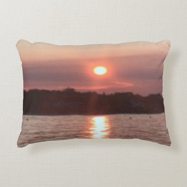 Glazed Sunset Decorative Cushion (Front)