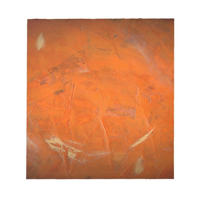 Glazed Terracotta Faux Finish Notepad (Front)
