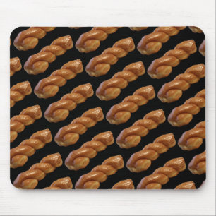 Glazed Twist Doughnut Mouse Pad