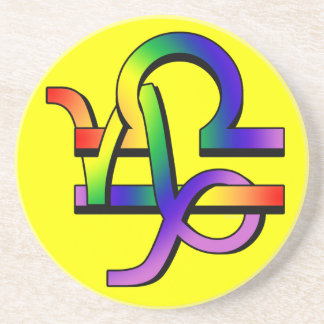 GLBT Capricorn & Libra Coaster