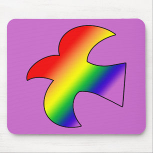 GLBT Dove Mouse Pad