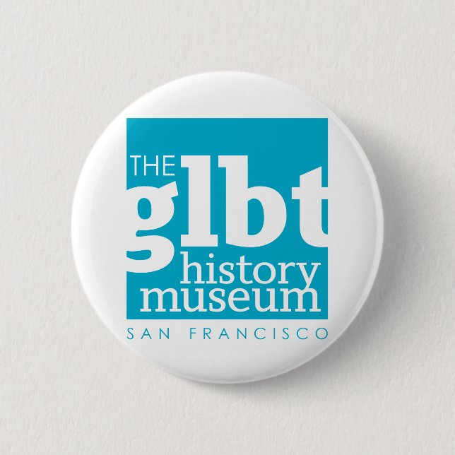 GLBT History Museum 6 Cm Round Badge (Front)