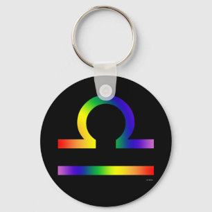 GLBT Libra Key Ring
