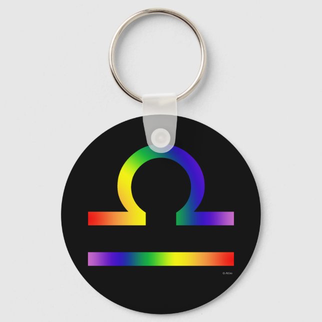 GLBT Libra Key Ring (Front)