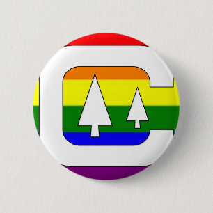 GLBT Pride Camping 6 Cm Round Badge