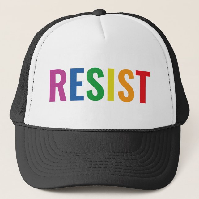 Glbt Resist Trucker Hat (Front)