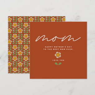 GLEAM GLADE - Mother's Day Floral Invitation Card