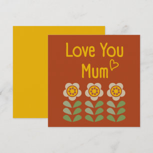 GLEAM GLADE - Mother's Day Floral Invitation Card