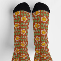 GLEAM GLADE - Sustainable Funny Floral Socks