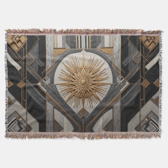Gleaming Star Throw Blanket (Front)