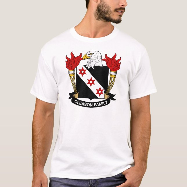 Gleason Family Crest T-Shirt (Front)