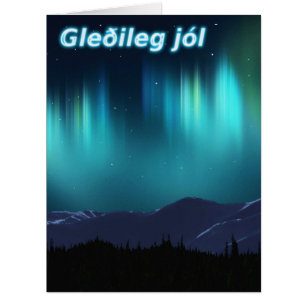 Gleðileg jól - Aurora Borealis