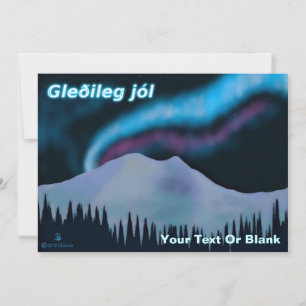Gleðileg Jól - Blue Aurora