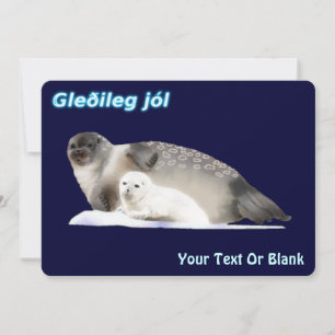 Gleðileg Jól - Ringed Seal Holiday Card