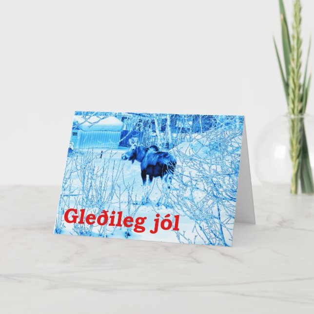 Gleðileg jól - Urban Moose Holiday Card (Front)
